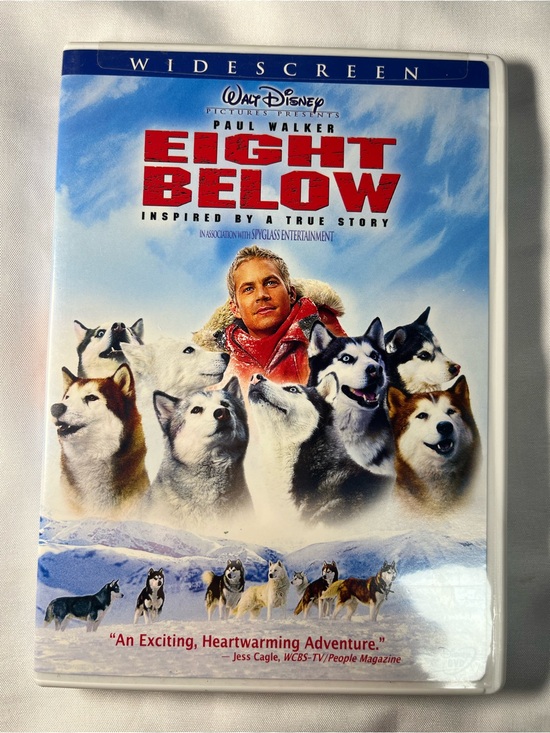 Disney Other - Eight Below DVD Widescreen Edition Disney Family Movie Paul Walker True Story